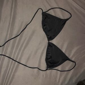 Simple Black Bikini Top